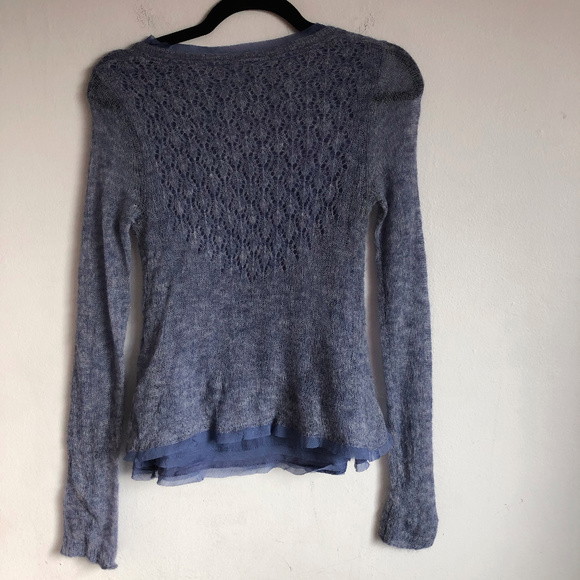 Anthropologie Knitted & Knotted V-Neck Sweater - Picture 5 of 8